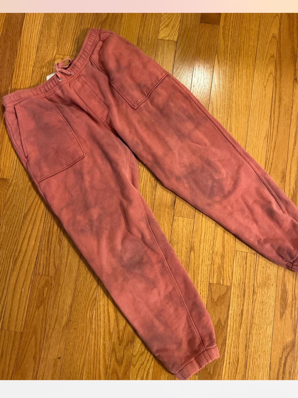 Hudson/RTR Rose Mauve Tie Dye Drawstring Jogger